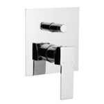 Remer Q09US Built-in Bath Shower Mixer with Pressure Balance Cartridge, Rough-In Valve Included
